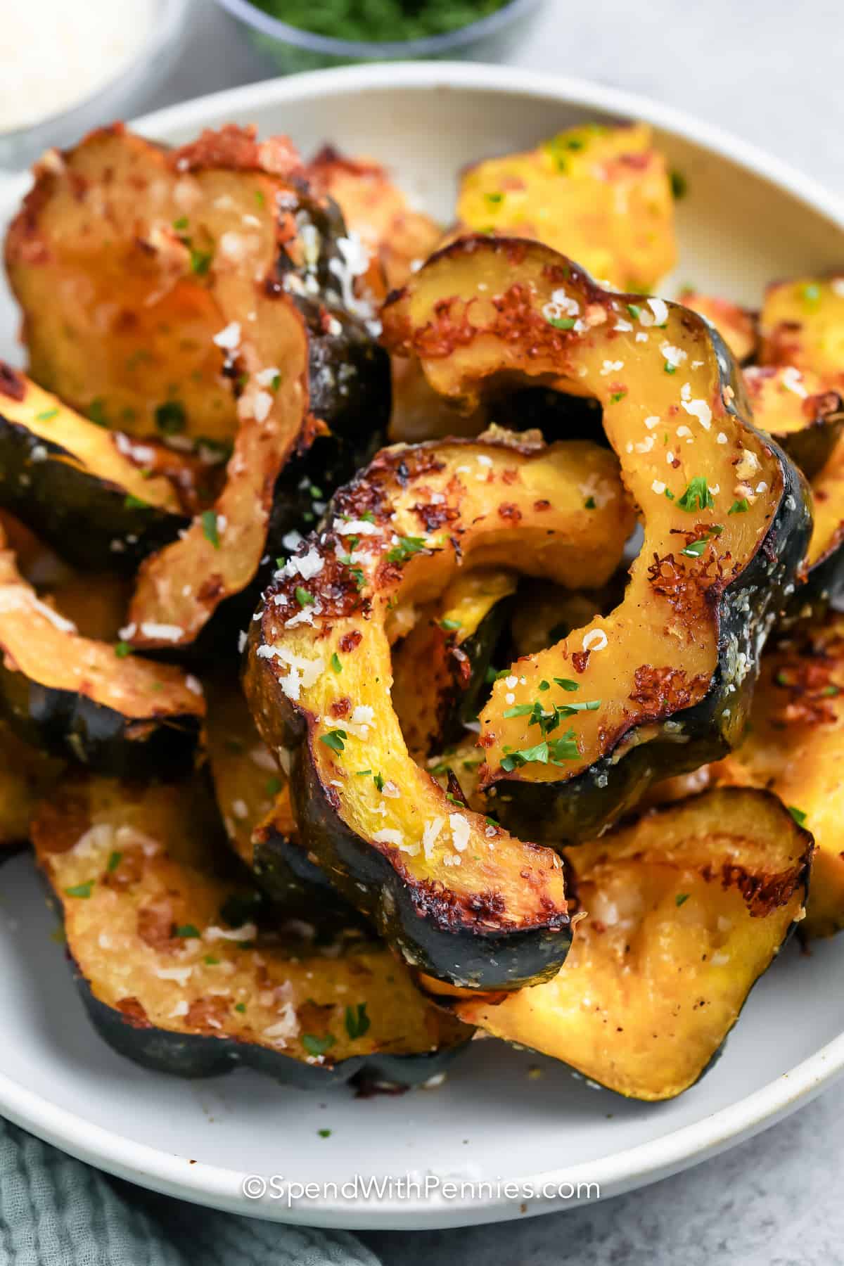 Parmesan Baked Acorn Squash