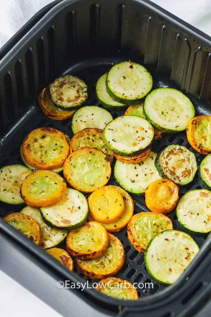 summer squash in an air fryer