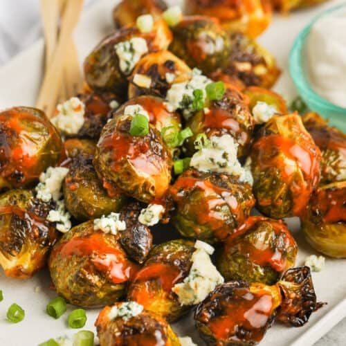 plated Buffalo Brussel’s Sprouts
