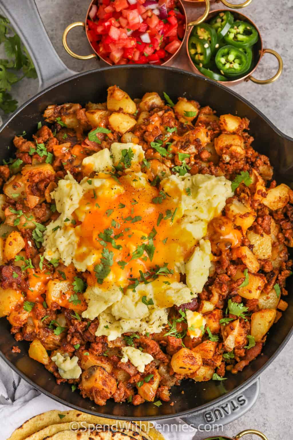Chorizo Breakfast Hash - Spend With Pennies