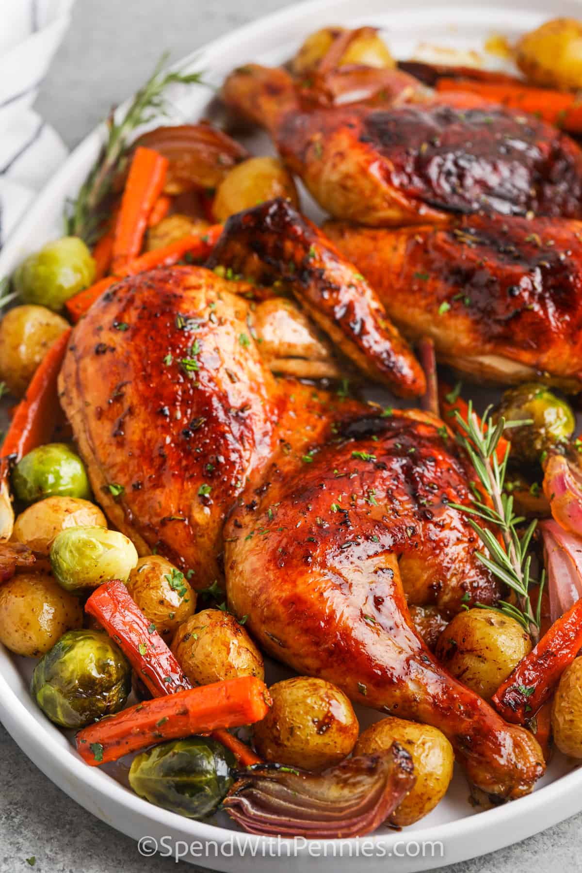 Roast Chicken & Vegetables - Spend With Pennies