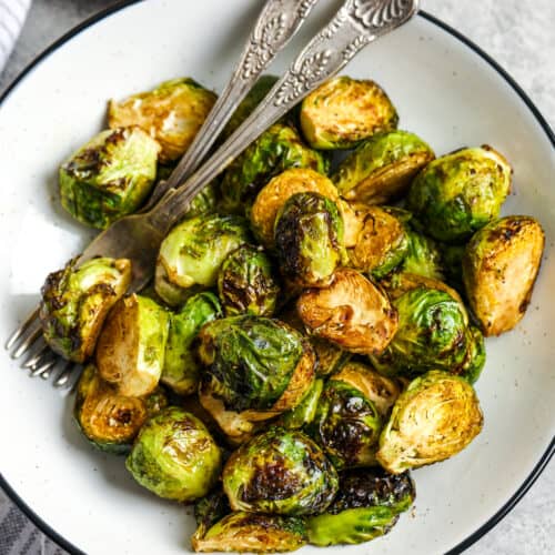 Brussels sprouts in a bowl