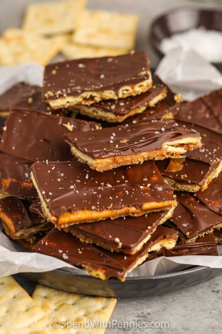 Saltine Toffee Spend With Pennies