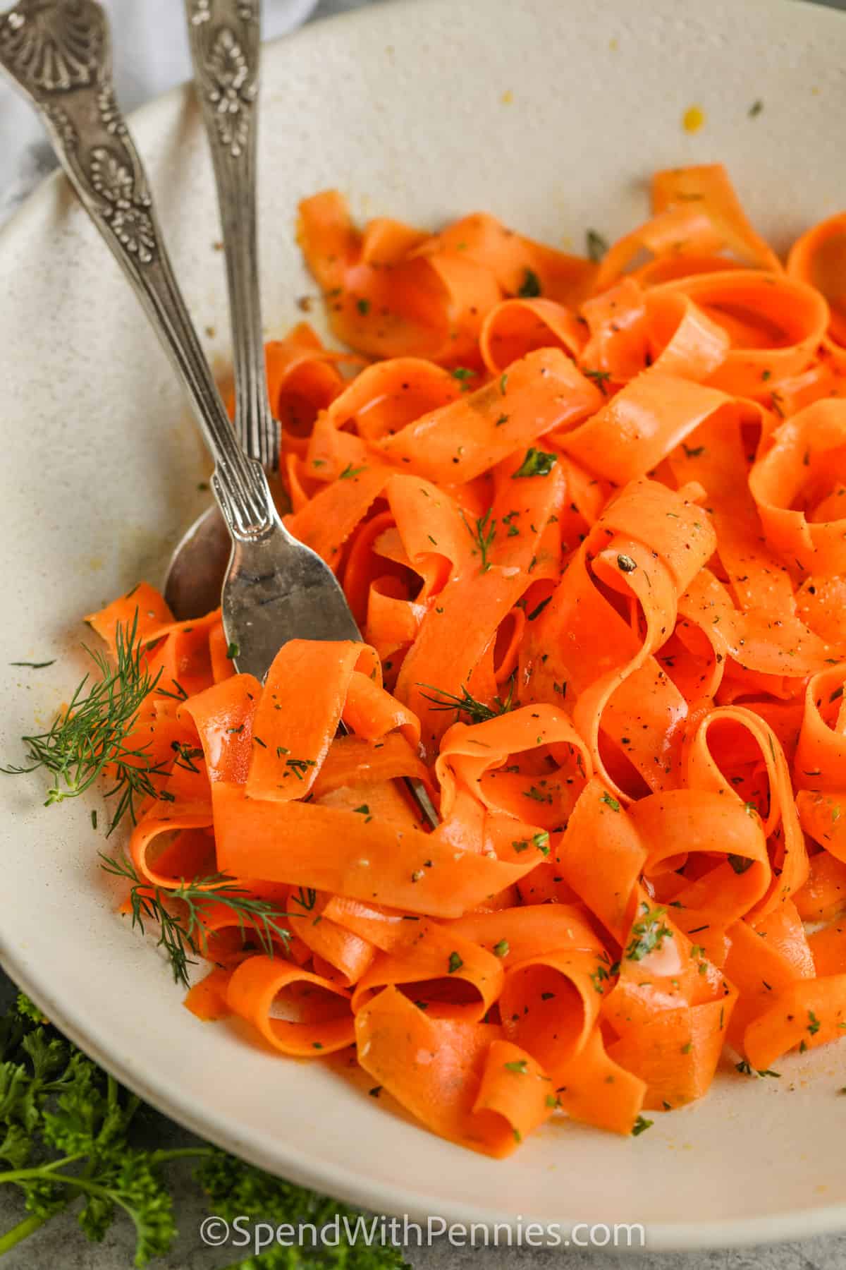 Carrot Salad being served