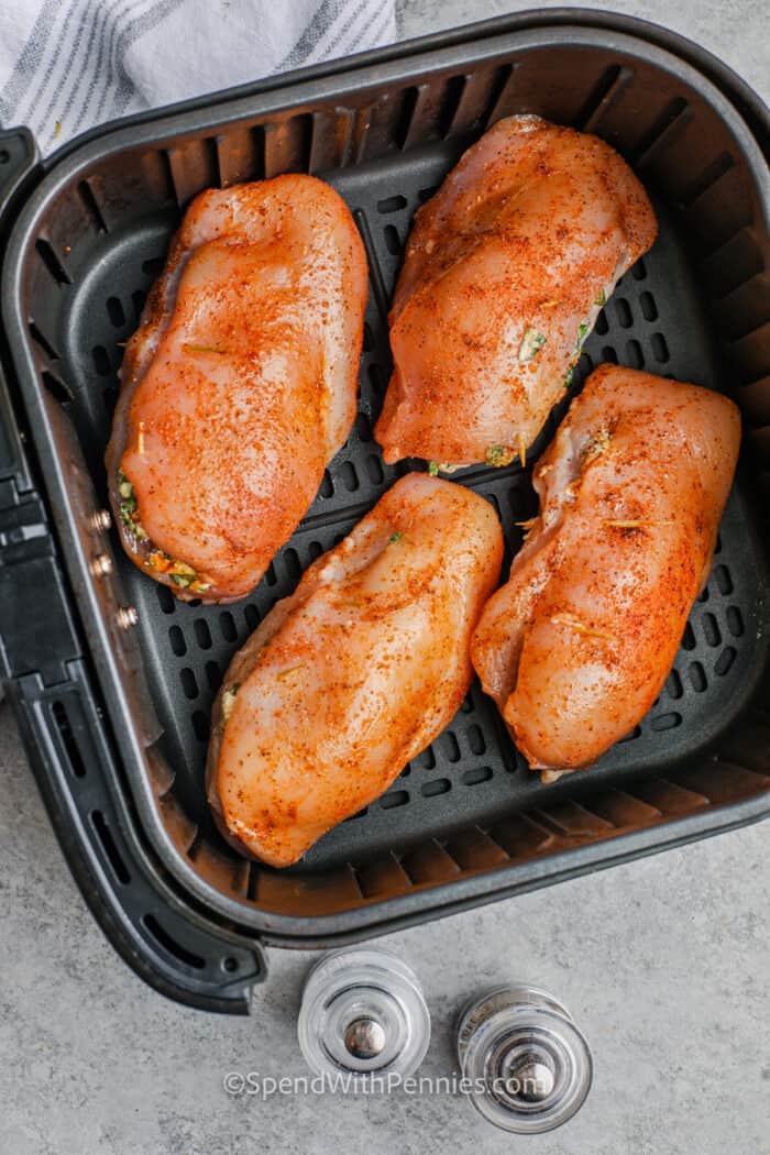 Air Fryer Stuffed Chicken Breasts Spend With Pennies