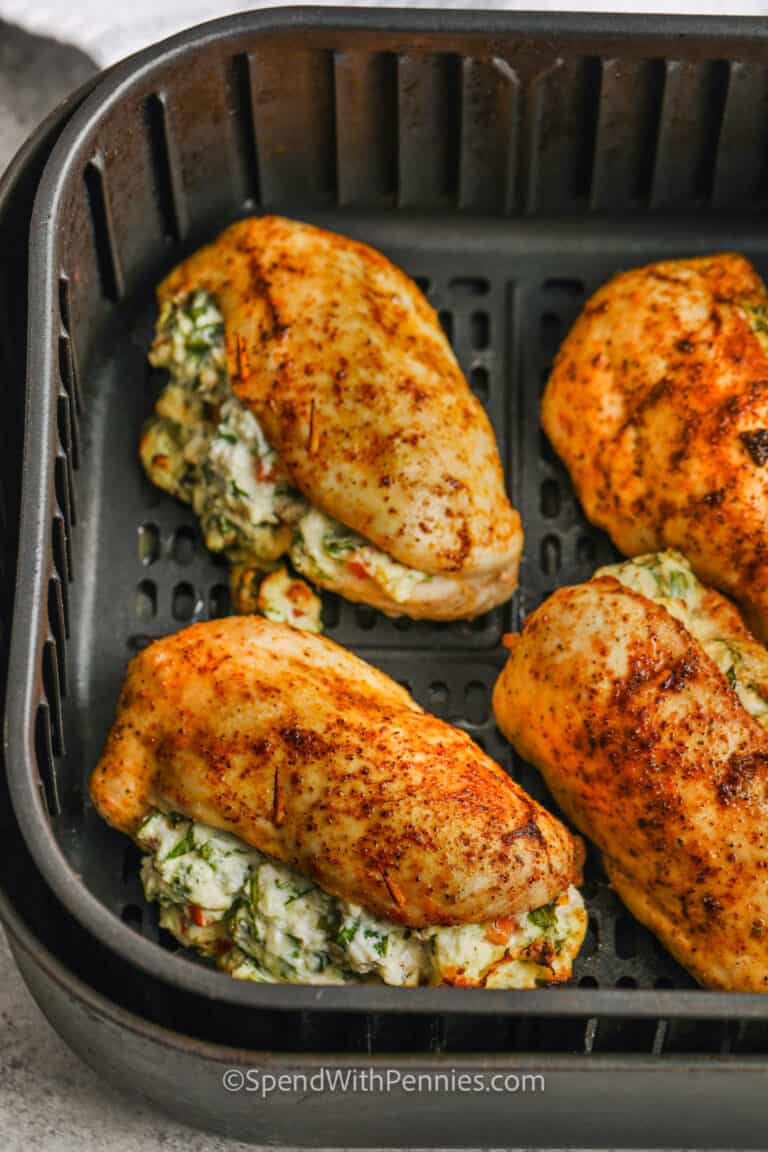 Air Fryer Stuffed Chicken Breasts Spend With Pennies