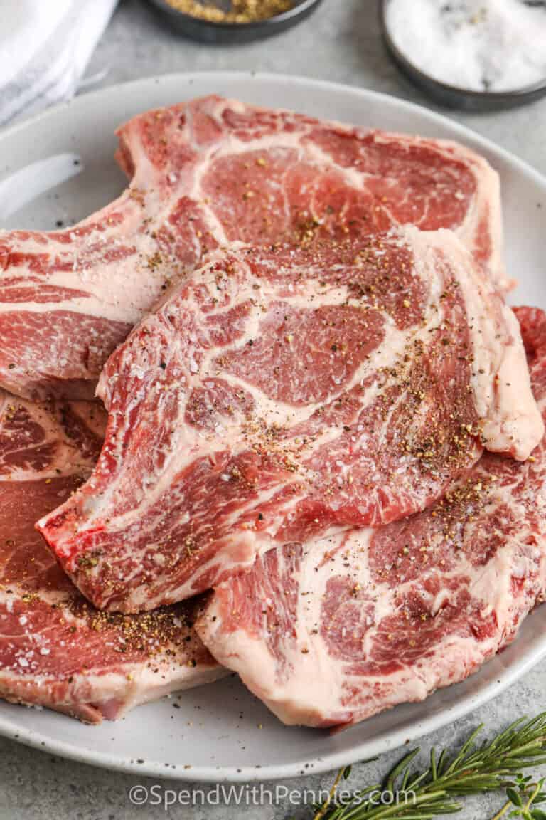 Pan Seared Pork Chops Spend With Pennies