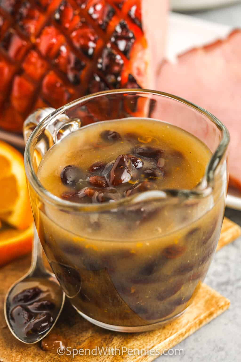 Raisin Sauce for Ham Spend With Pennies