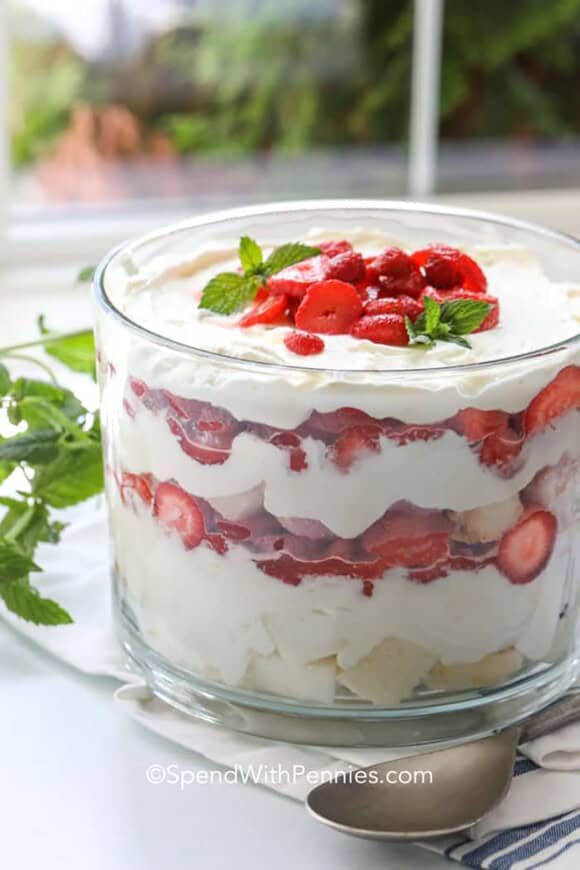 Strawberry And Raspberry Trifle Strawberry Trifle
