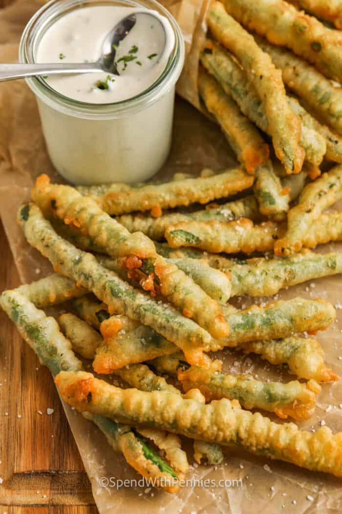 Green Bean Fries Spend With Pennies