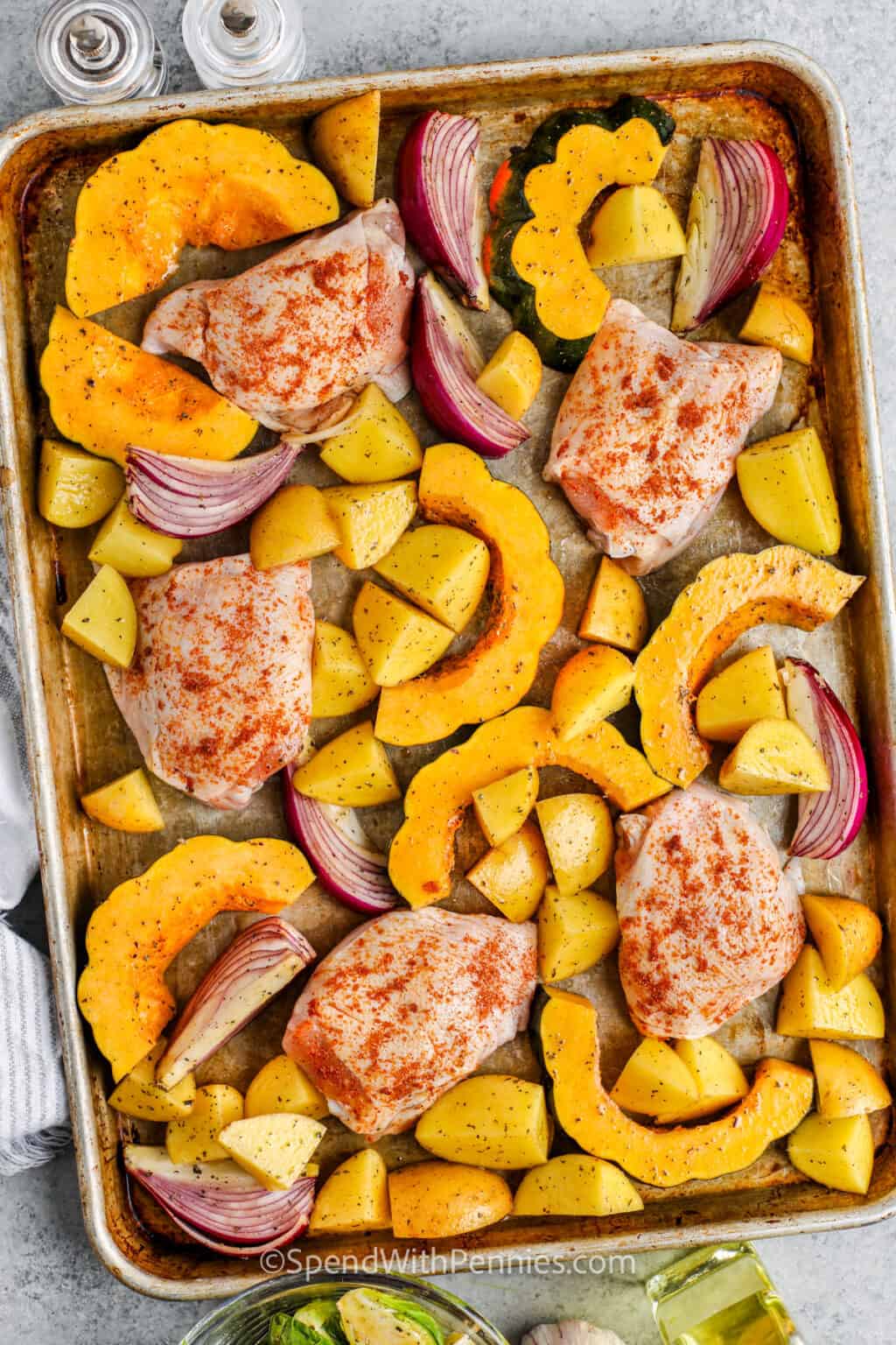 Sheet Pan Chicken and Veggies Spend With Pennies