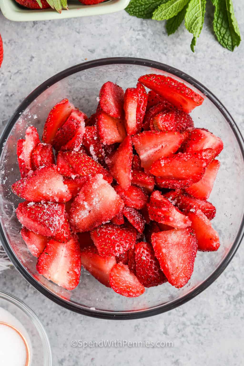 Macerated Strawberries Spend With Pennies