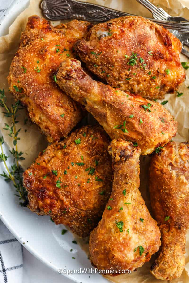 Air Fryer Fried Chicken Spend With Pennies
