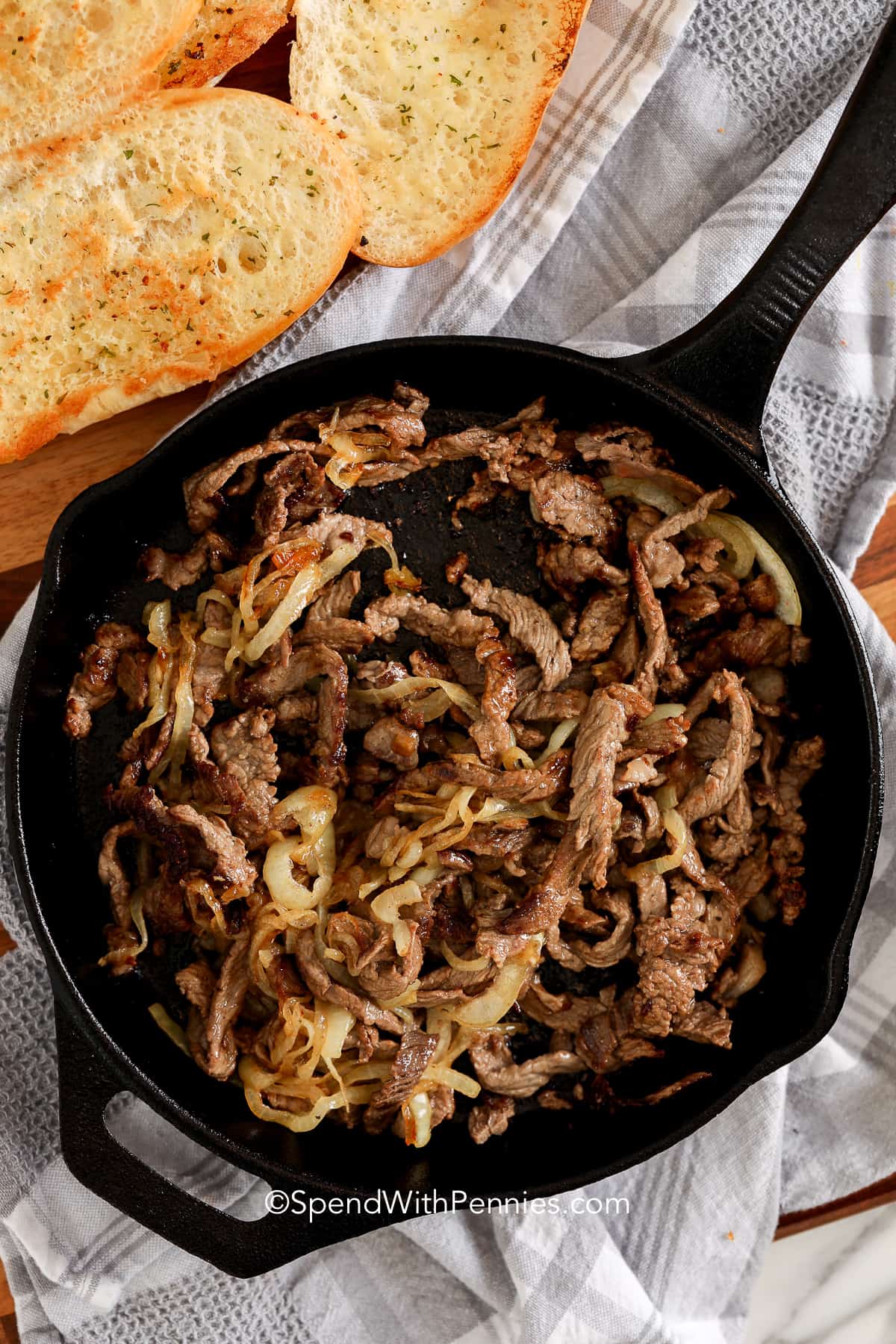 cooked cheese steak beef