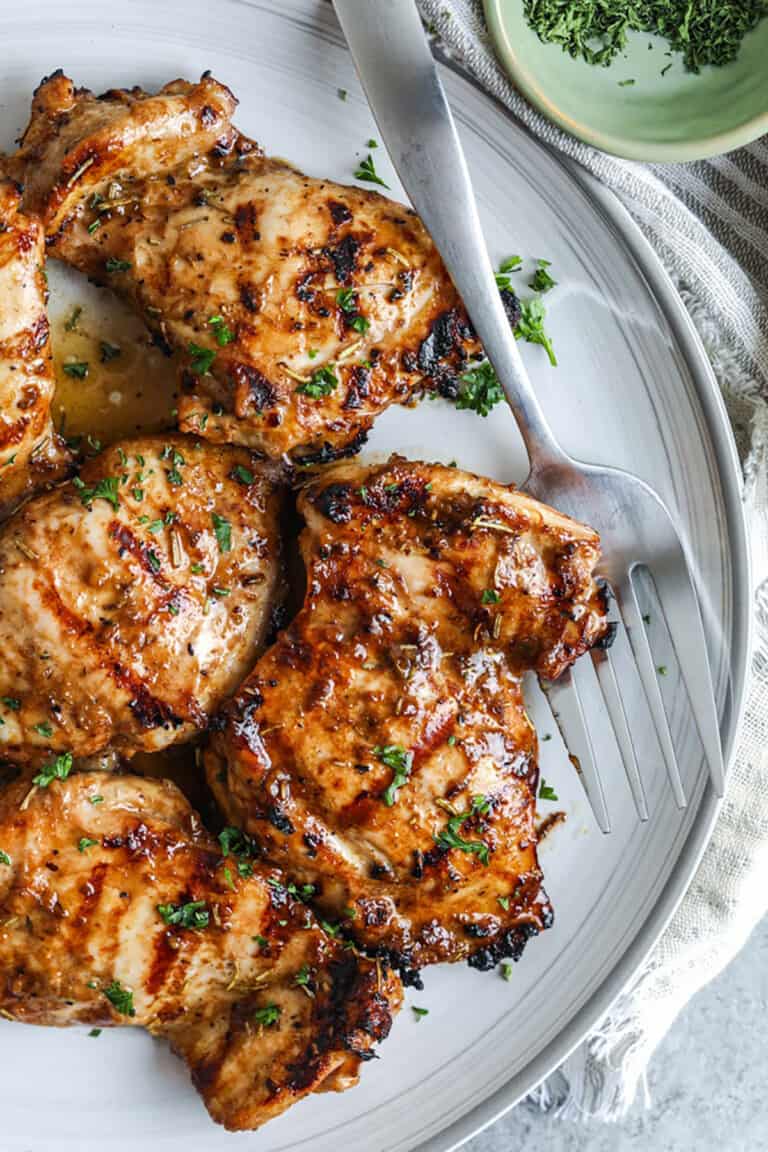 Grilled Chicken Thighs (Easy Marinade!) Spend With Pennies