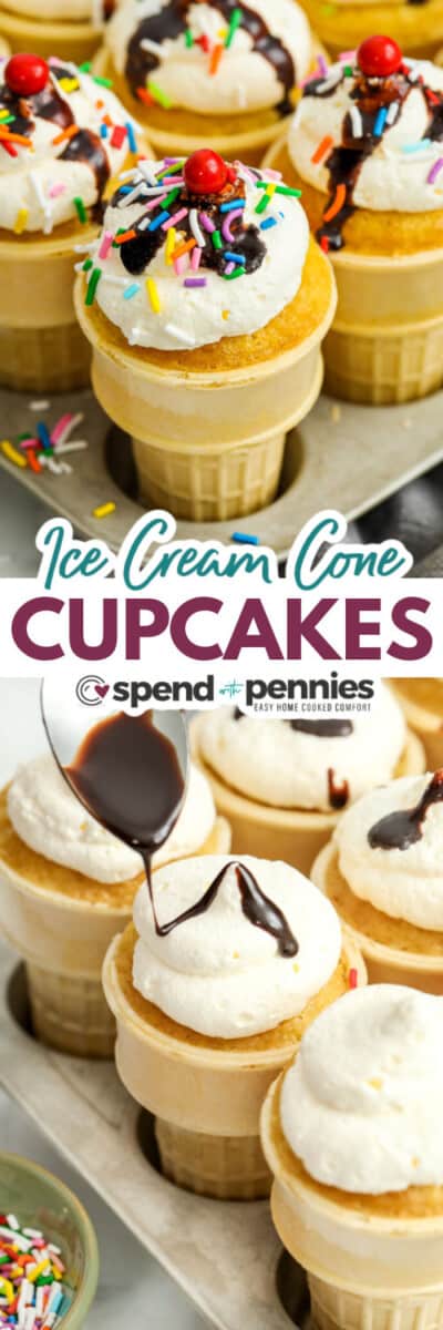 Ice Cream Cone Cupcakes