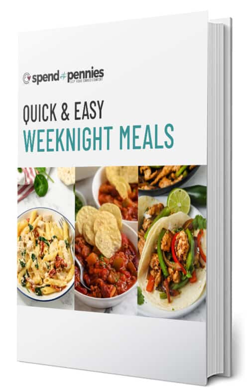 Spend With Pennies ebook Quick & Easy Weeknight Meals cover