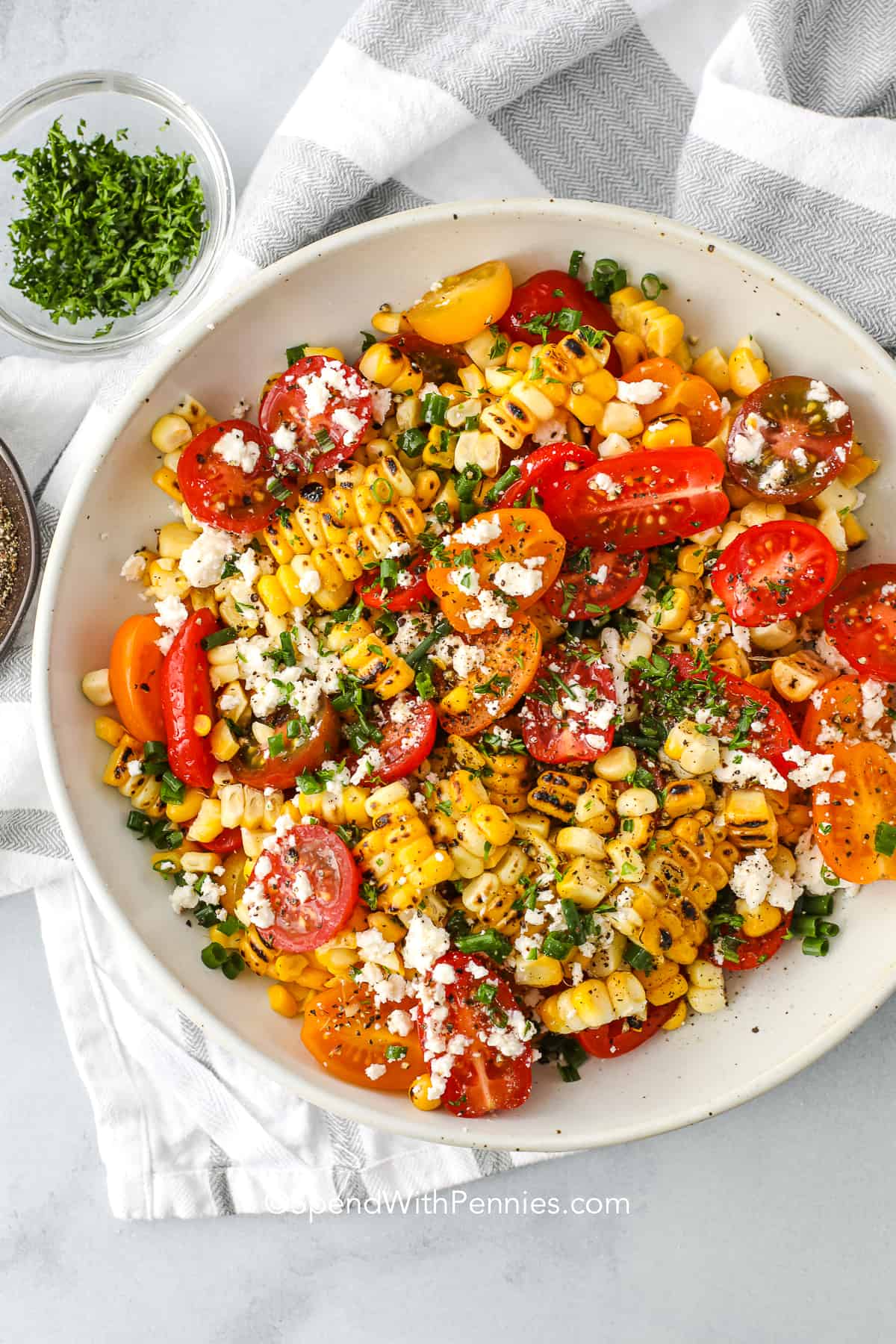 Grilled Corn Salad Spend With Pennies thegreatestbarbecuerecipes