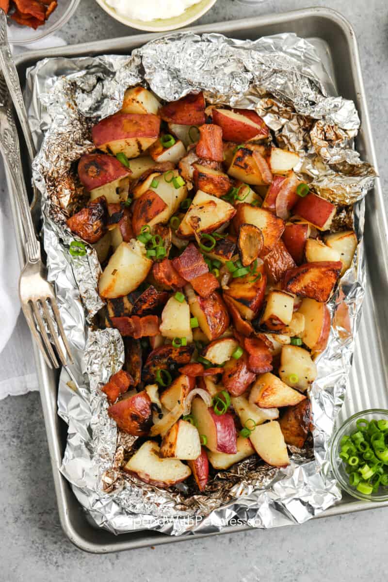 Grilled Red Potatoes Spend With Pennies