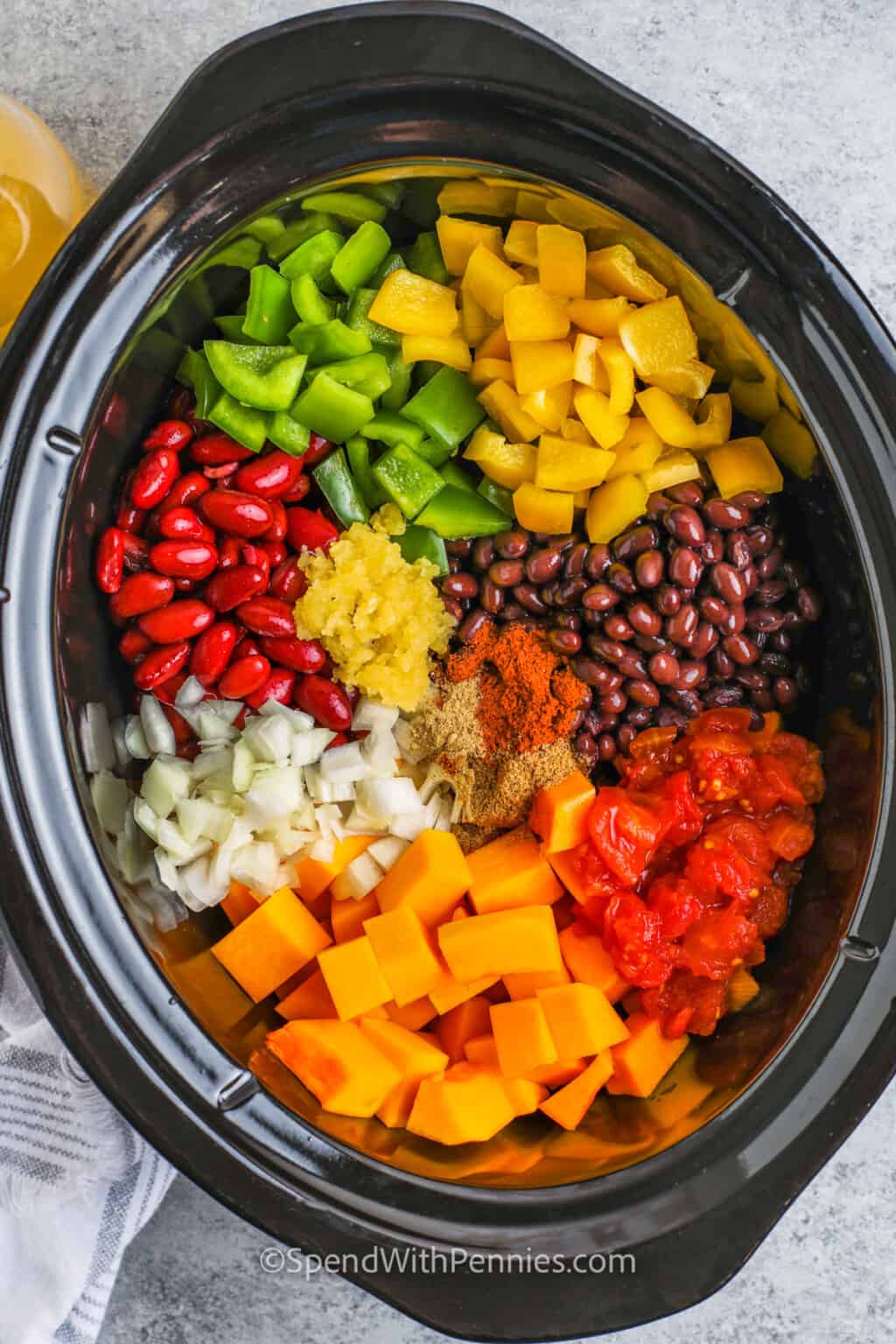 Slow Cooker Butternut Squash Chili Spend With Pennies