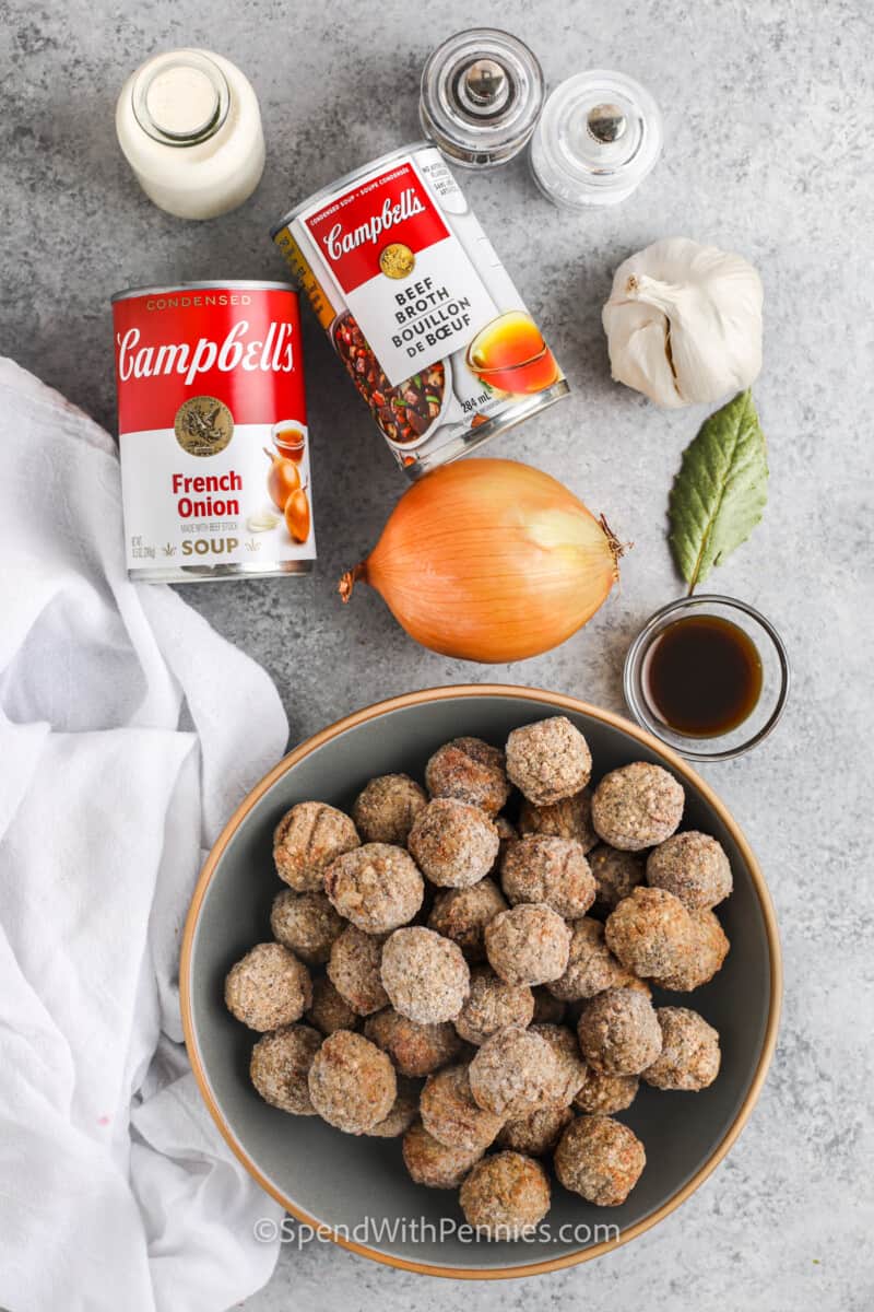 Slow Cooker Meatballs and Gravy Spend With Pennies