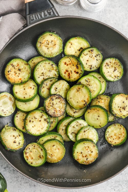 Sautéed Zucchini Spend With Pennies