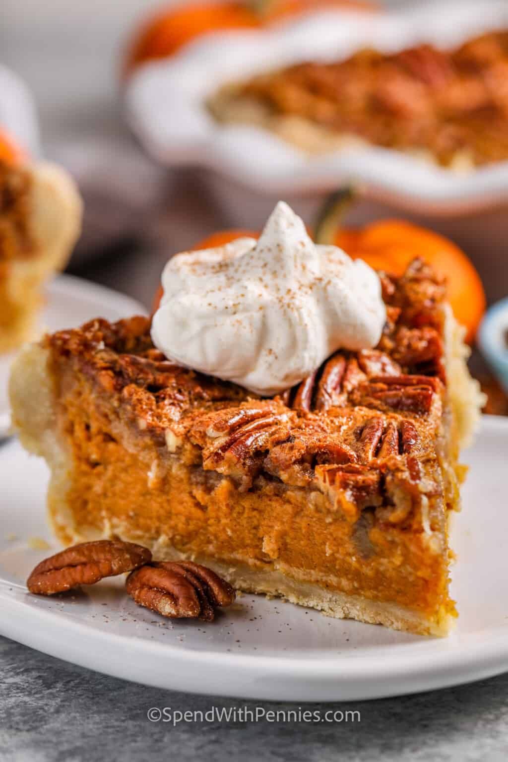 Pecan Pumpkin Pie