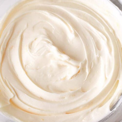 Best Ever Cream Cheese Frosting in a bowl