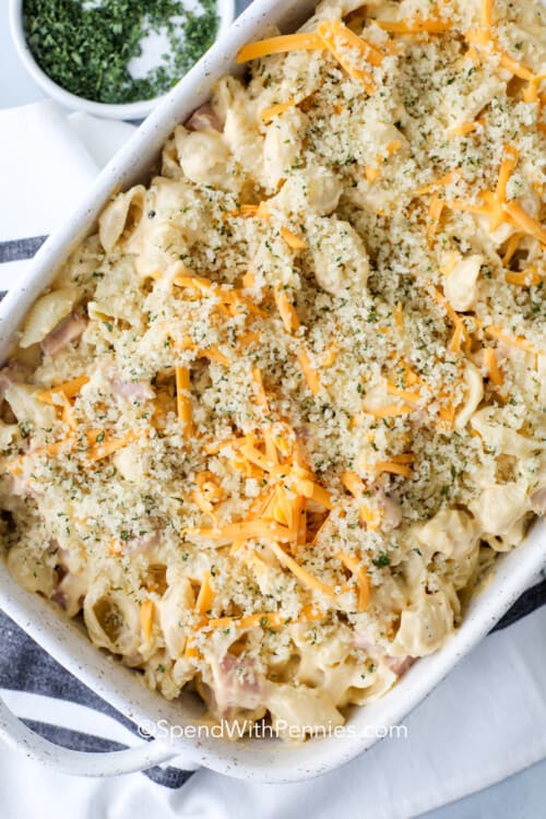 Cheesy Ham Casserole Spend With Pennies