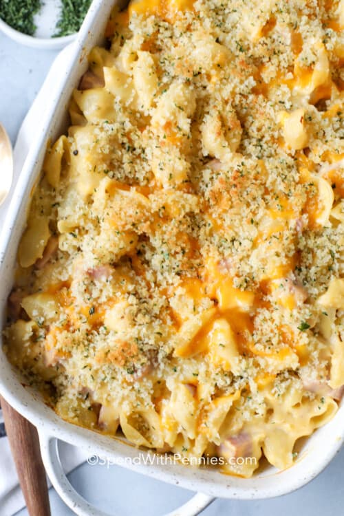 Cheesy Ham Casserole Spend With Pennies