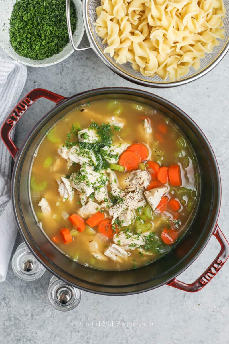 Turkey Noodle Soup - Spend With Pennies