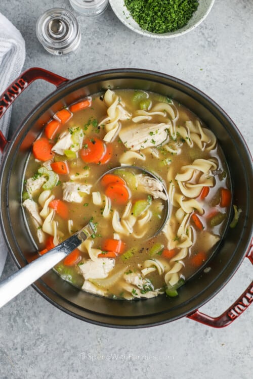 Turkey Noodle Soup - Spend With Pennies