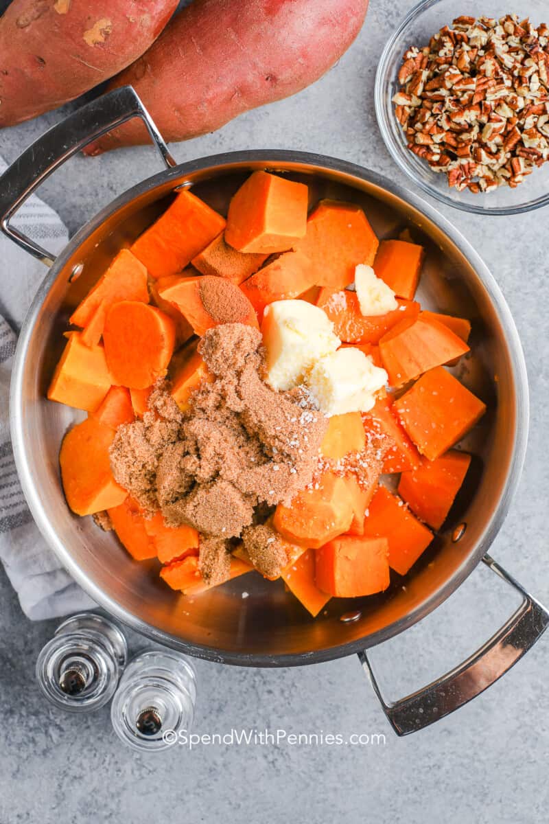 Sweet Potato Casserole {with Marshmallows} Spend With Pennies