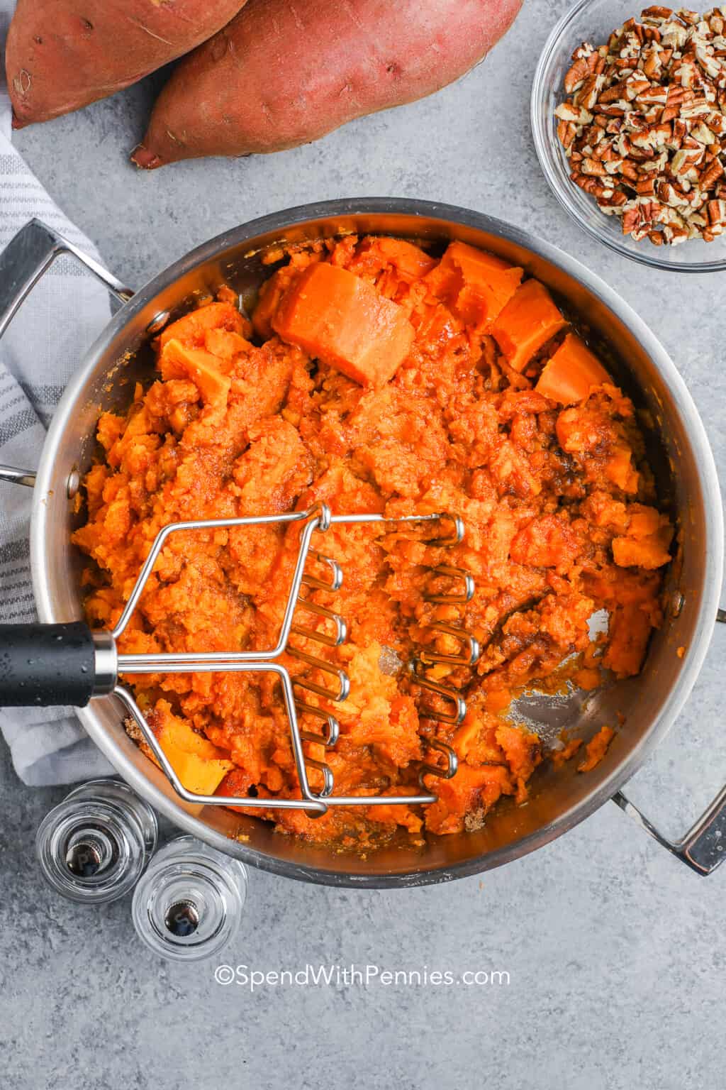 Sweet Potato Casserole {with Marshmallows} Spend With Pennies