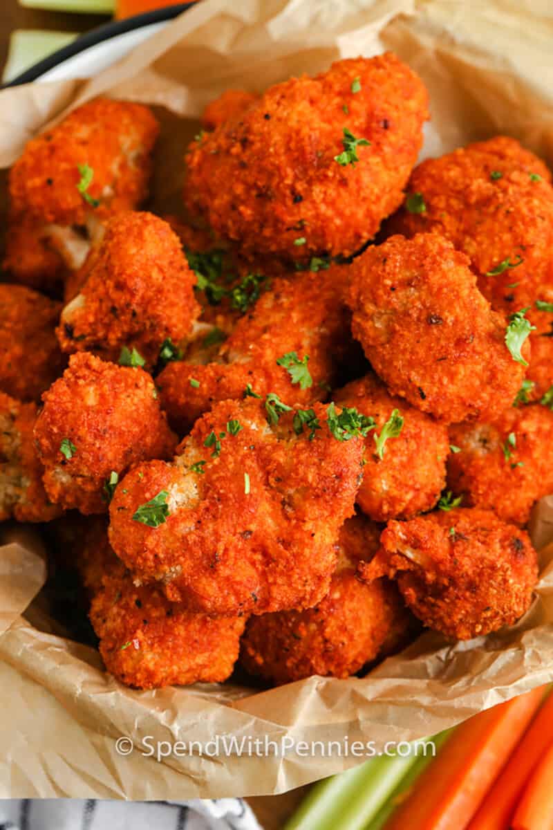 Crispy Cauliflower Wings Spend With Pennies SuppliesInTime