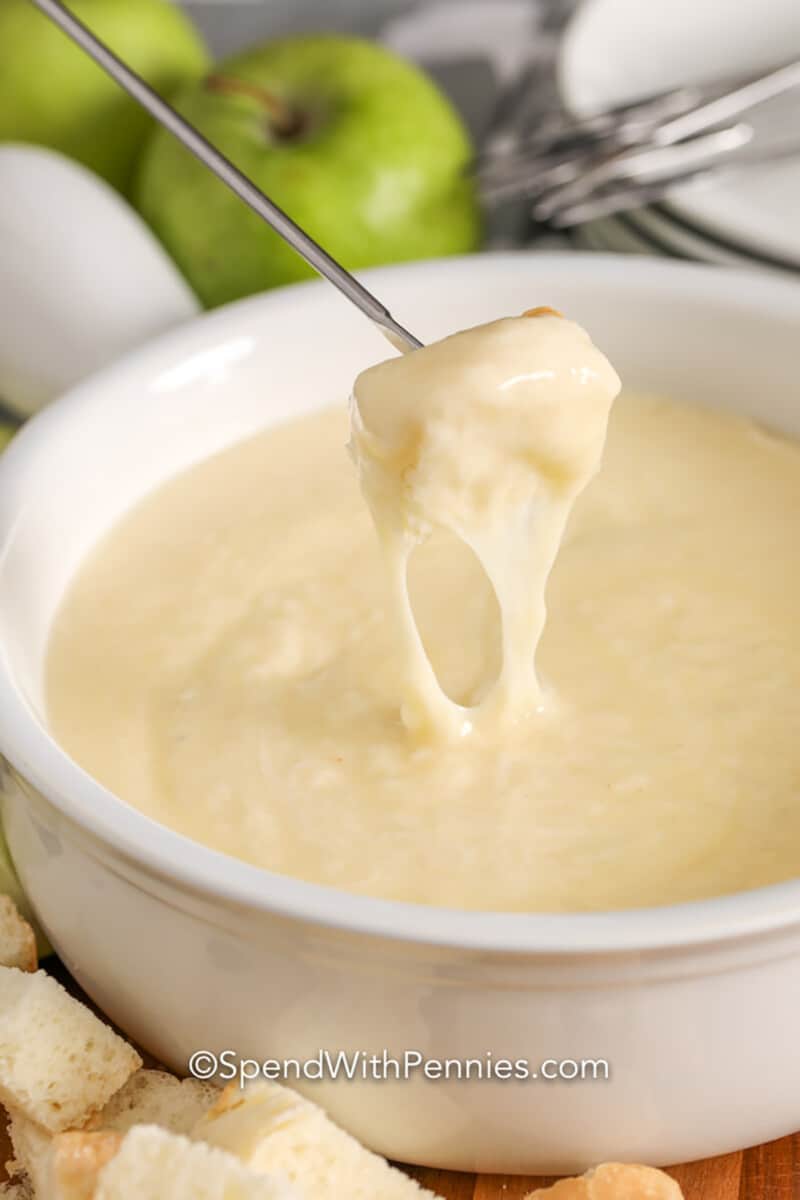 Easy Cheese Fondue Recipe Spend With Pennies