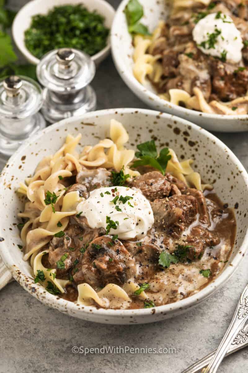 Instant Pot Beef Stroganoff Spend With Pennies