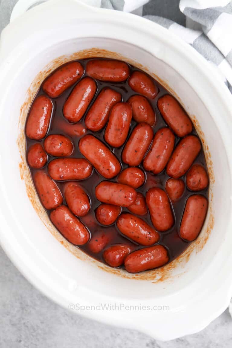 Slow Cooker Little Smokies Spend With Pennies