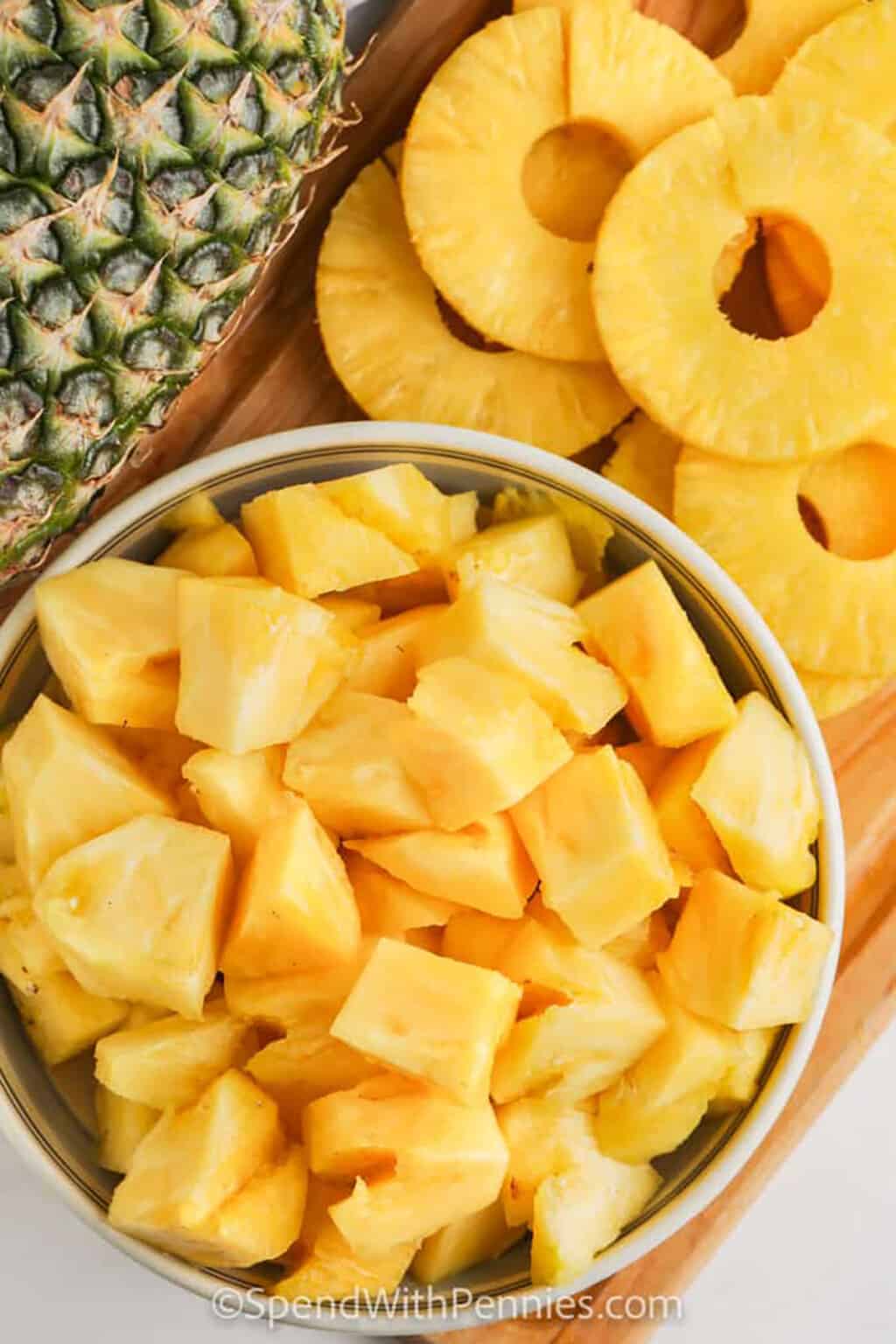 How to Cut a Pineapple - Spend With Pennies
