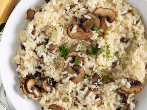 Creamy Mushroom Risotto
