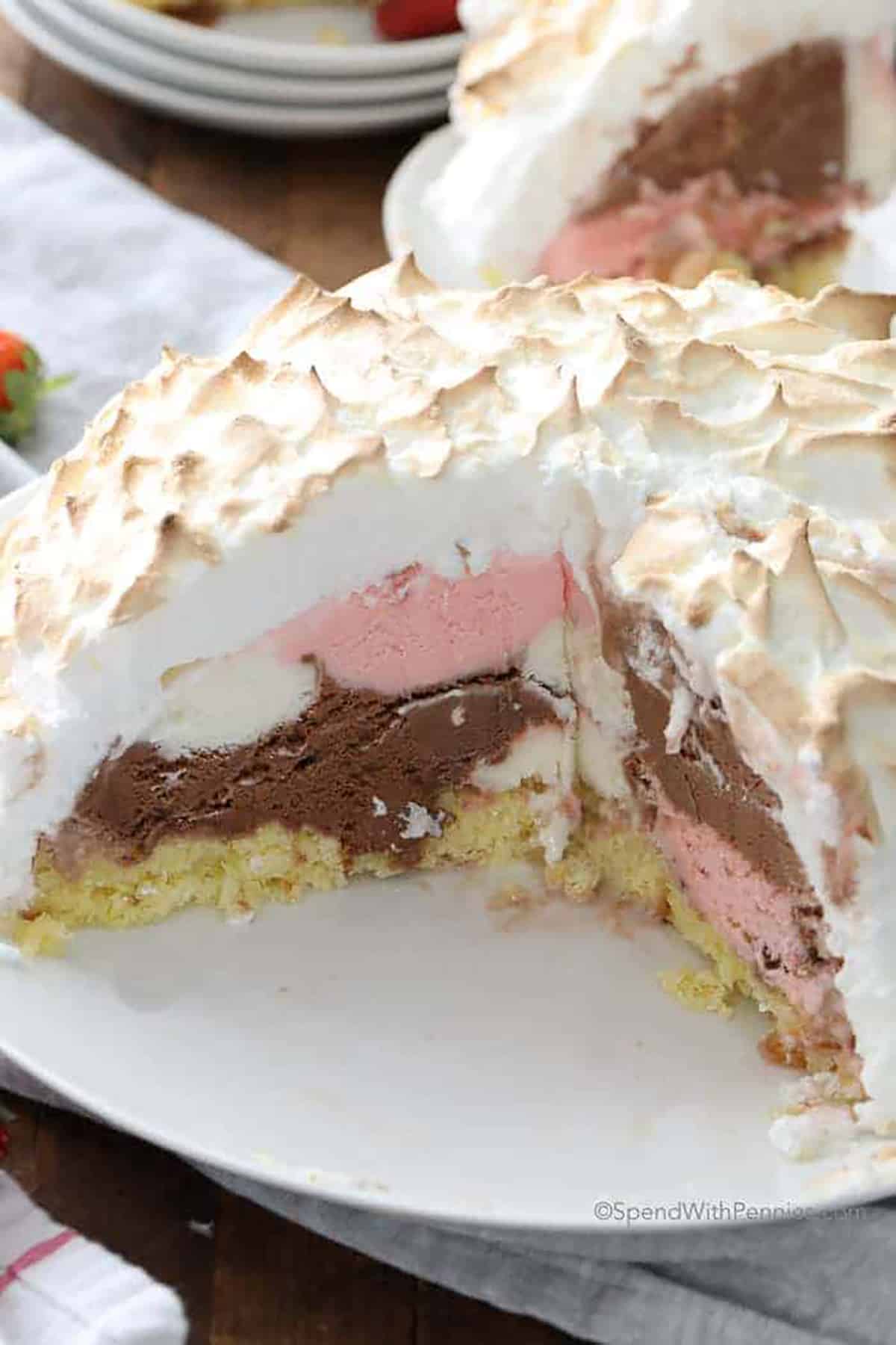 Neapolitan Ice Cream Cake Roll Recipe by Tasty