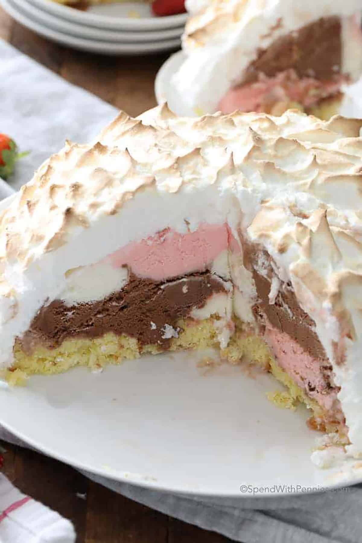 Easy Baked Alaska - Spend With Pennies