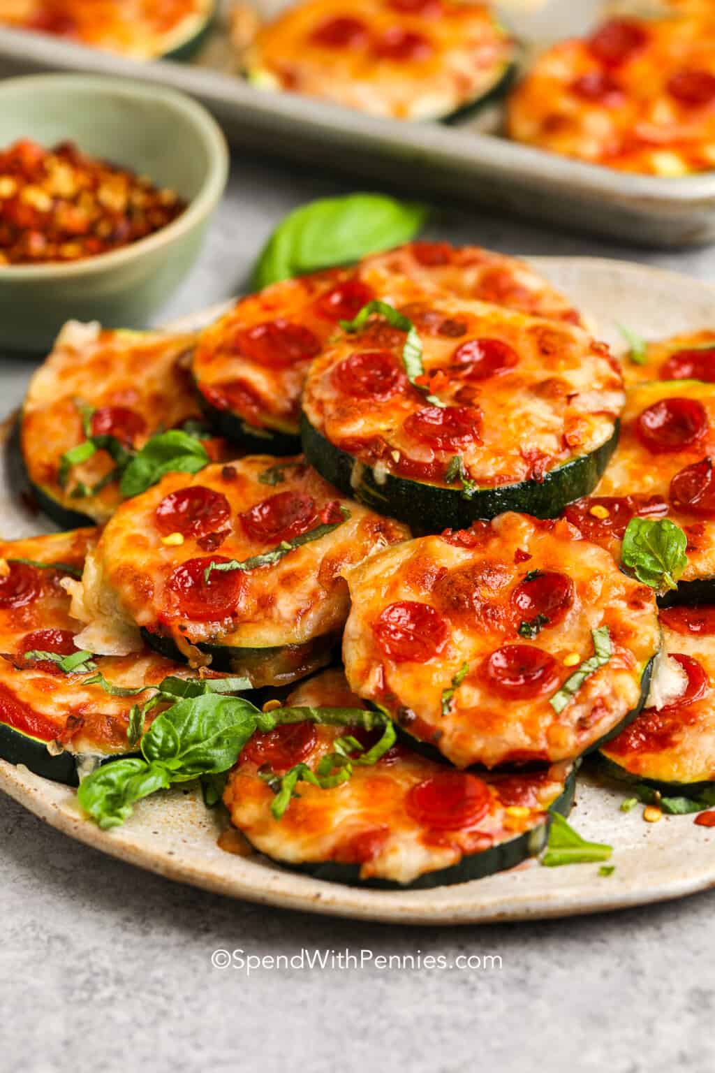 Zucchini Pizza Bites Spend With Pennies
