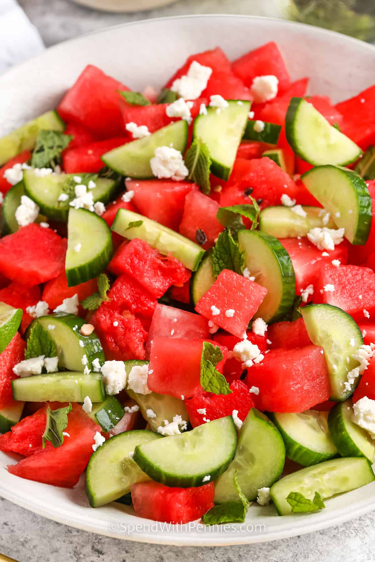Easy Watermelon Salad with Feta Tasty Made Simple