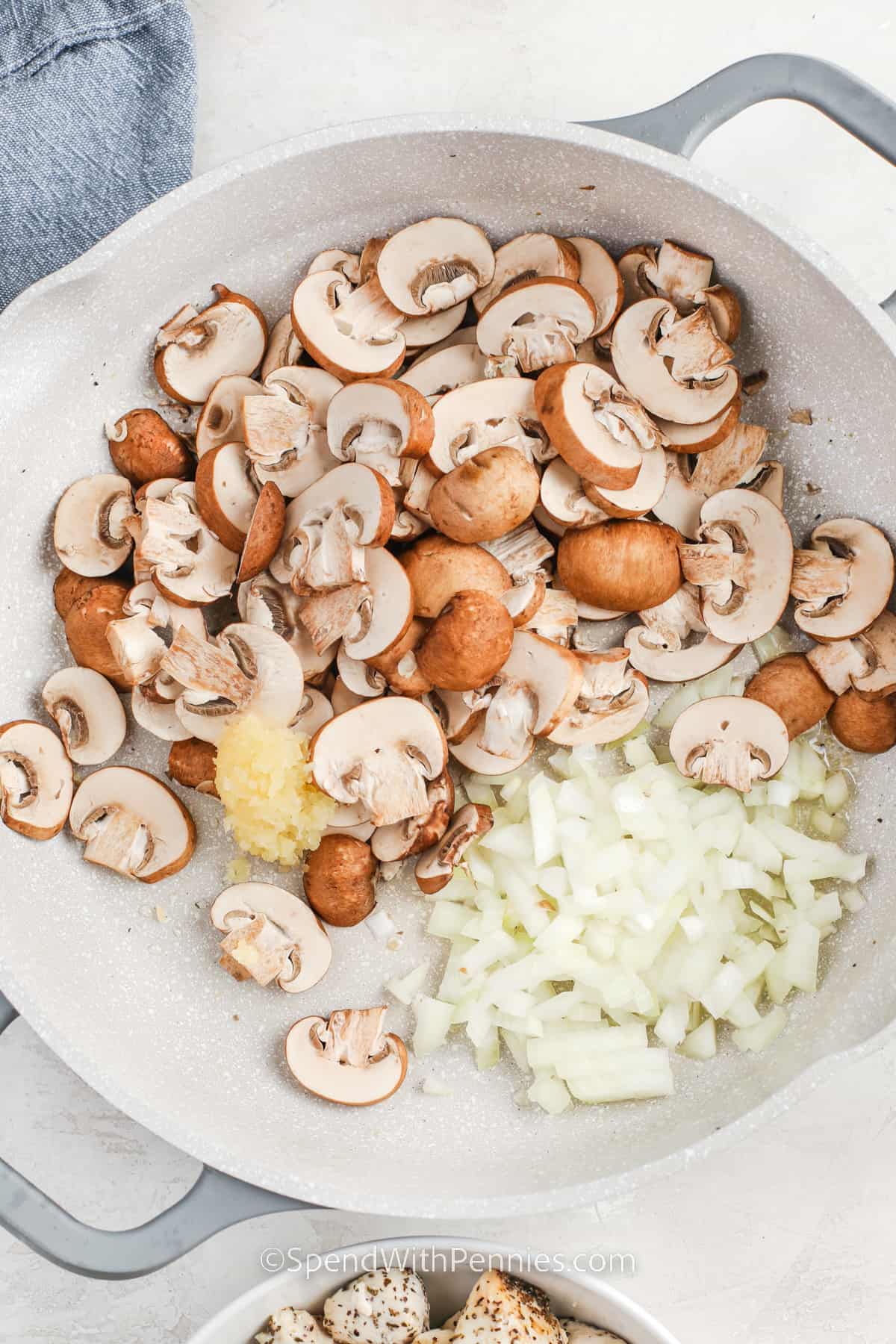 Chicken Mushroom Pasta - Spend With Pennies