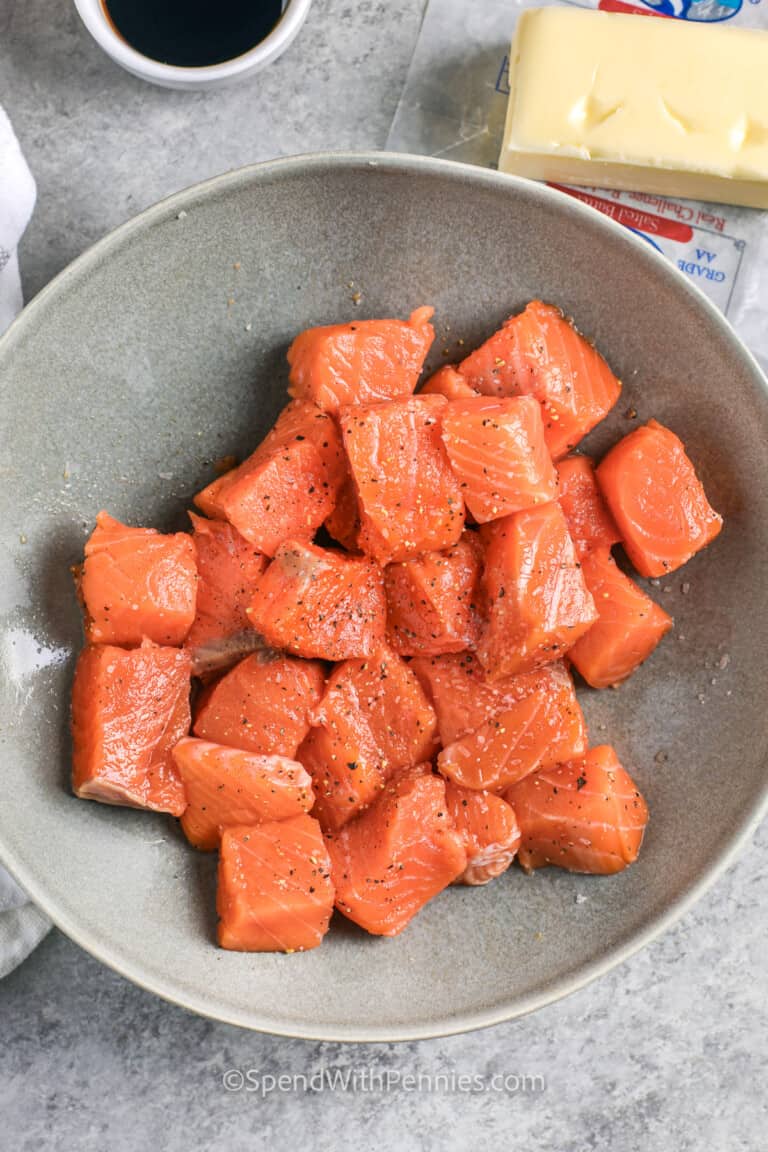 Honey Butter Salmon Bowls Spend With Pennies