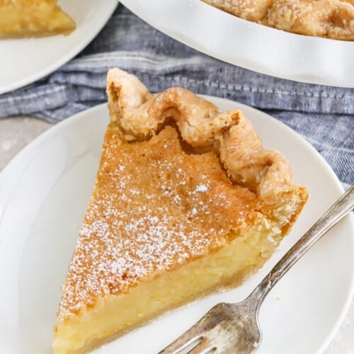 close up of Chess Pie