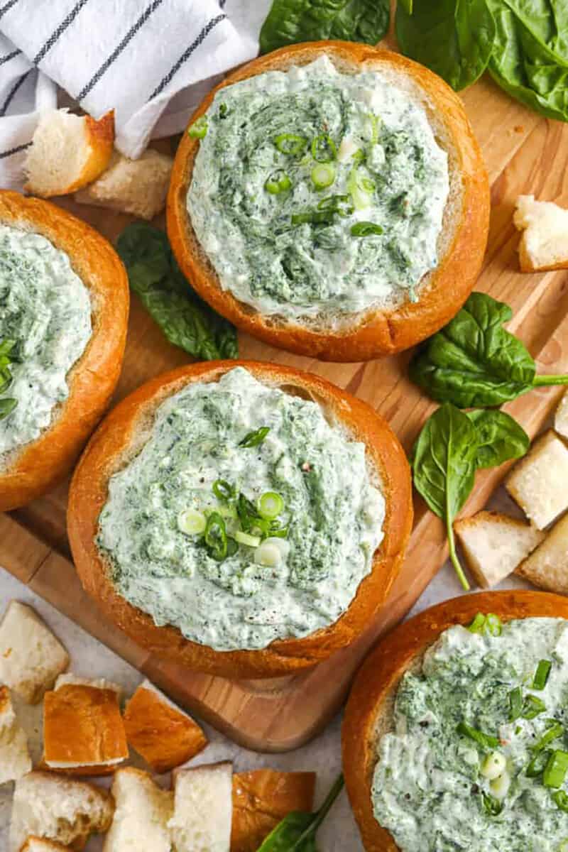 Spinach Dip (in a Bread Bowl)