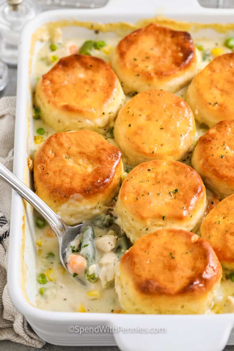 Chicken Pot Pie Casserole Spend With Pennies
