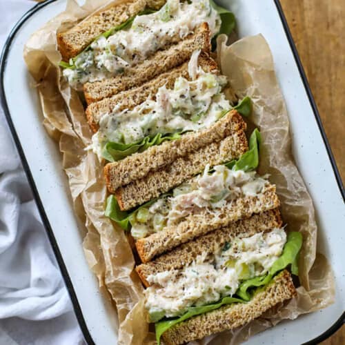 plated Classic Tuna Salad